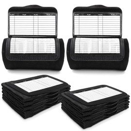 Lawei 10 Pack Football Play Wristbands, Triple Windows Playbook Quarterback Coach Wristband, Football and Softball Armband for Adults, Softball Wristband for Signs, Wristbands for All Sports