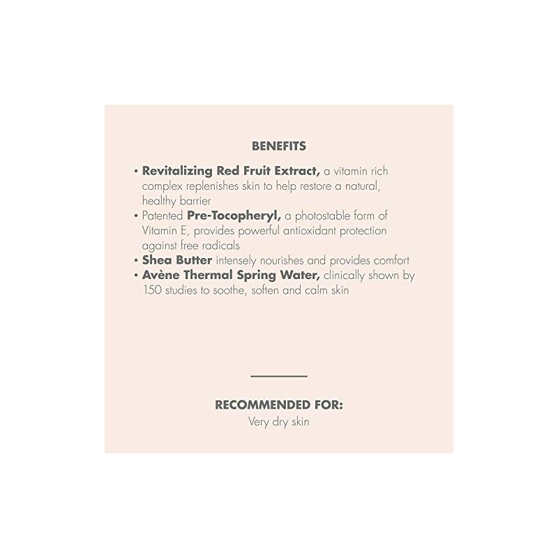 Eau Thermale Avene Rich Revitalizing Nourishing Cream Ultra Face Moisturizer