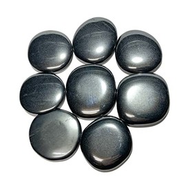 KRIO KRIO? - 1 x Flacher Edelstein Scheibenstein Handschmeichler Therapiestein Schmuckstein (H?matit)