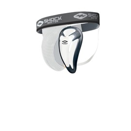 Shock Doctor Adult Core Supporter with Bio-Flex Cup, White, 3X-Large