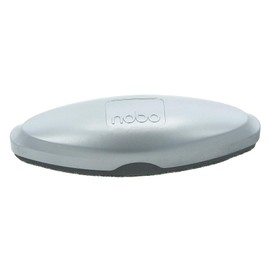 Nobo Glass Whiteboard Eraser, Magnetic, Washable, Dry Wipe Surfaces, Premium Quality, 1904100, Silver