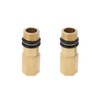 LT Easiyl Pack of 2 Hot and Cold Water Inlet