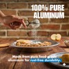 Norjac Pie Pan 10 inch, 3 Pack, 100% Pure Aluminum,