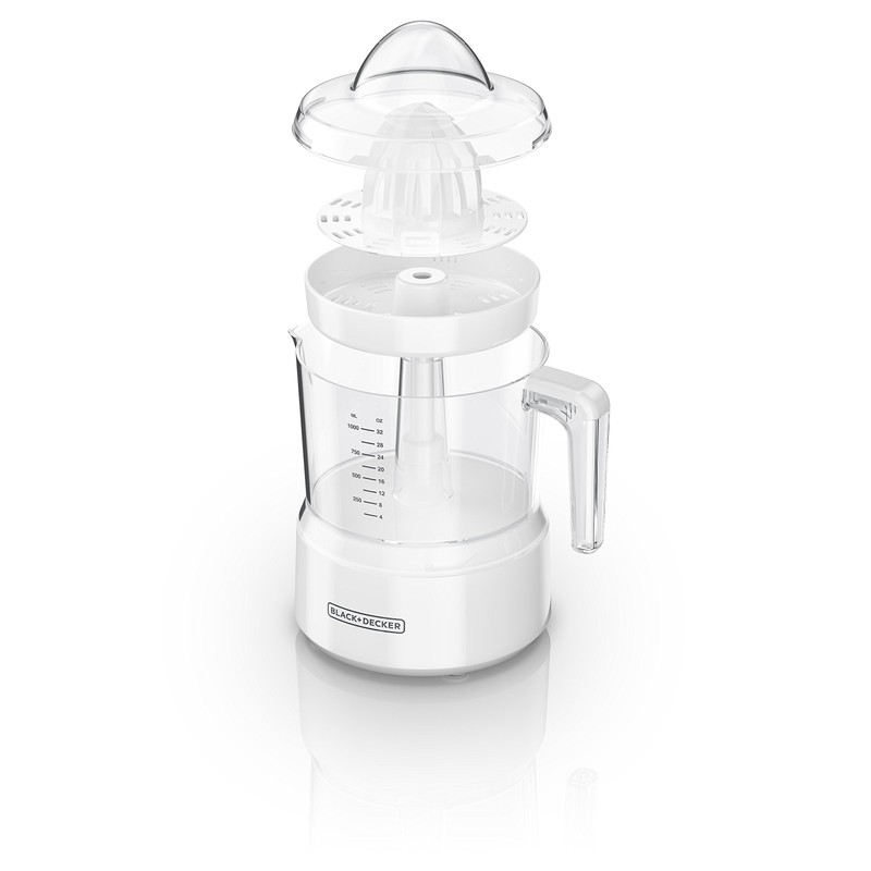 BLACK+DECKER 32oz Citrus Juicer, White, CJ650W, Small