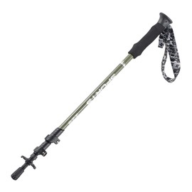 TFO 3-Section Telescopic Trekking Poles - 1PCS Carbon Fiber Monopod Walking or Hiking Sticks with with Accessories Mount and Adjustable Quick Locks