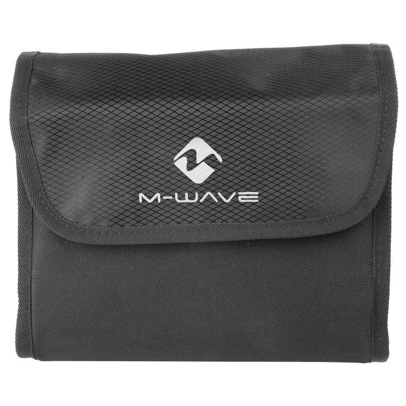 M-Wave Unisex – Erwachsene Utrecht Travel Eco Lenkertasche, Schwarz, 220