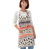 fabrizm 1178_pk-pk Work Apron, Short Length, Vanillan, Sorbet Pink, Made