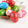 6Pcs Wooden Egg Shakers Hand Musical Maracas Percussion Instruments