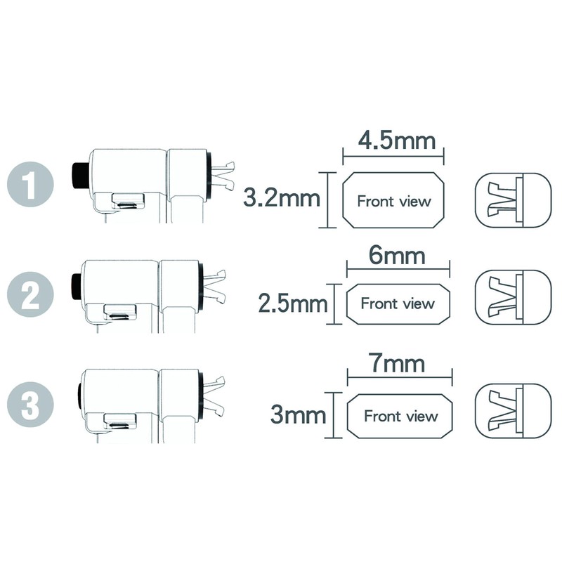 Bosvision Desktop/Laptop Security Cable Lock, for 3 Security Slots (K