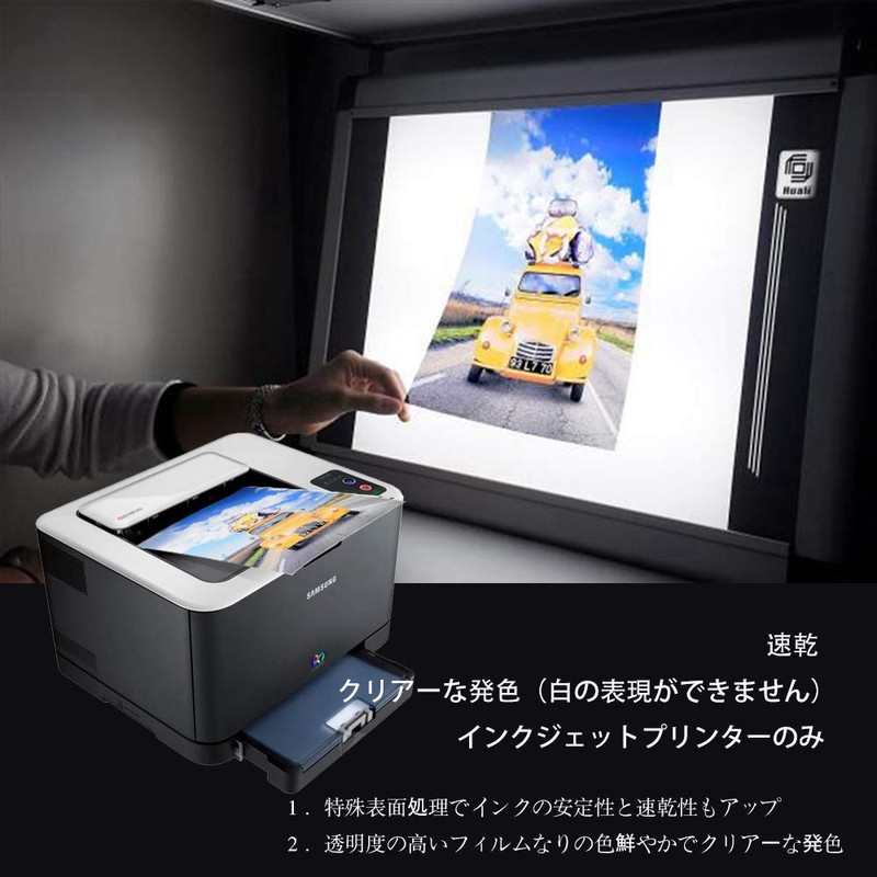 A4 OHP Inkjet Copy Film 20 Sheets Uncut Clear Uinkit