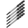 5Pcs Woodworking Drill Bit Metal Hole Saw Auger Bit 4-Fulte