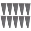 Mipcase 10Pcs Carbon Steel Axe Wedge Sturdy Fixing Tool for