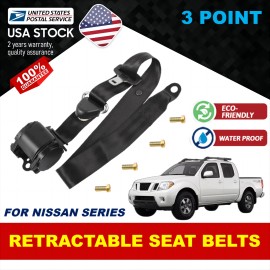 MGT 3.6M 3 Point Retractable Adjustable Car Seat Belt For Nissan Frontier 1998-2019