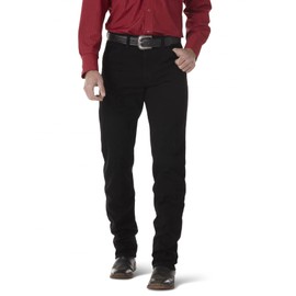 Wrangler Men's Cowboy Cut Active Flex Original Fit Jean, Black, 38W x 30L