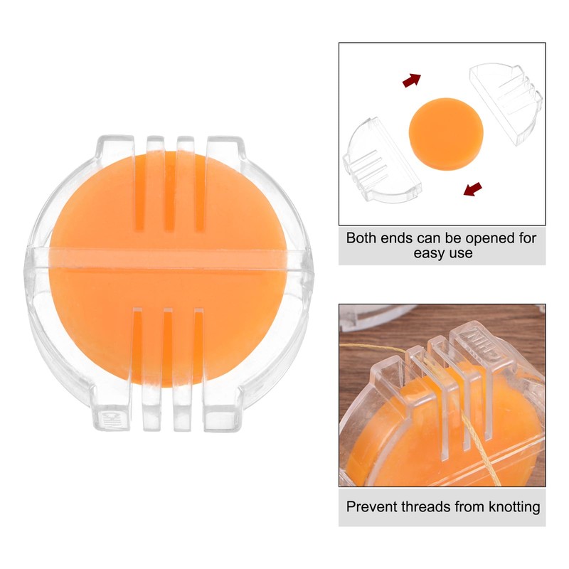 sourcing map 4pcs Beeswax Thread Conditioners Thread Wax Block with