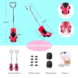 XYH Shoe Stretcher Women Men, Shoe Stretcher Women Wide Feet, 4 Way Adjustable Shoe Stretcher.