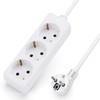 Aigostar 3-Way / 5-Way Socket Strip with Switch Surge Protection
