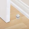 Baldwin Estate 4505.260 Modern Floor Bumper in Polished Chrome, 1.18"