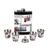 GMMH Original Hip Flask Set LN 35-28 London Stainless Steel