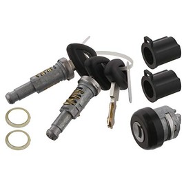 febi bilstein 18724 Rep. Set of Lock Cylinder for Ignition Lock and Doors, 1 Piece