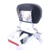 JMei Sissy Bar Backrest with Luggage Rack For Kawasaki Vulcan