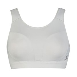 Cedar Brew X Wacoal HTY158 Women's Sports Bra, High Support Type, Firmly Protecting Your Bust, Sweat Absorbent, Quick Drying (Front Bodic), For Marathons, Running, Ball Games, Etc, LG