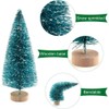 6 Pieces Artificial Mini Christmas Trees, Christmas Trees Bottle Brush