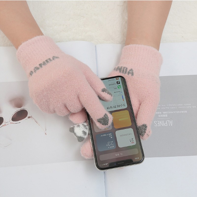USB Heated Gloves for Men Women Touch Screen Full Finger