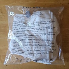 Carter's WHITE Baby Boys or Baby Girls 4-Pack Long Sleeve Bodysuits, US New Born