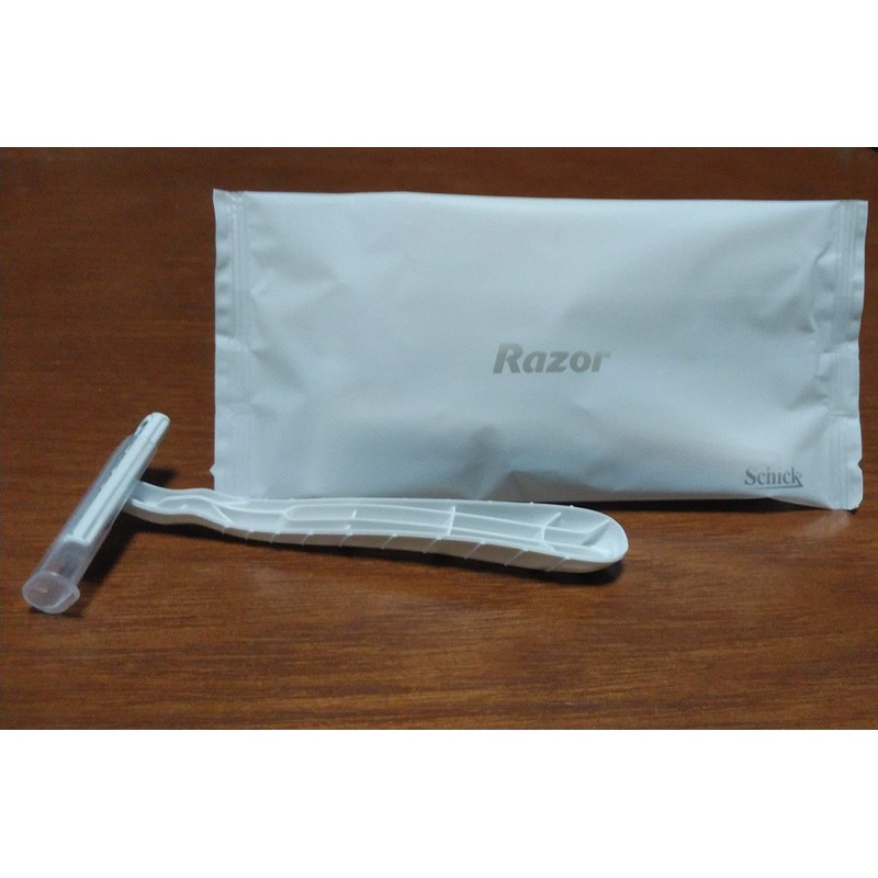 Hotel Amenities Six Special SS-II Disposable Razors, Individually Packaged, Commercial