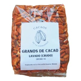 Cacao Lavado En Grano (crudo) 1kg
