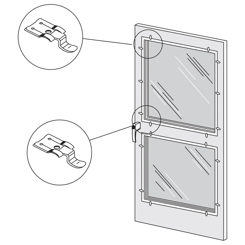 Prime-Line T 8500 3/8 In. x 2-1/16 In. Spring Steel