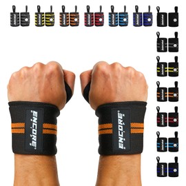 Wrist Wraps for Strength Training, Fitness & Bodybuilding, Wrist Wraps for Gym & Crossfit, Stable Wrist Support for Weightlifting & Intensive Training