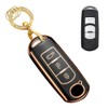 LETINGFAR Key Case for Mazda, Smart Key Case, Key Cover,