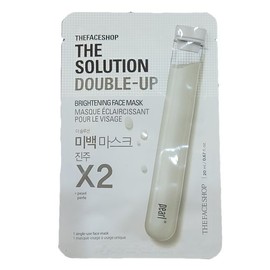 The Solution Double Up Whitening Mask / 더솔루션 더블업 미백 마스크