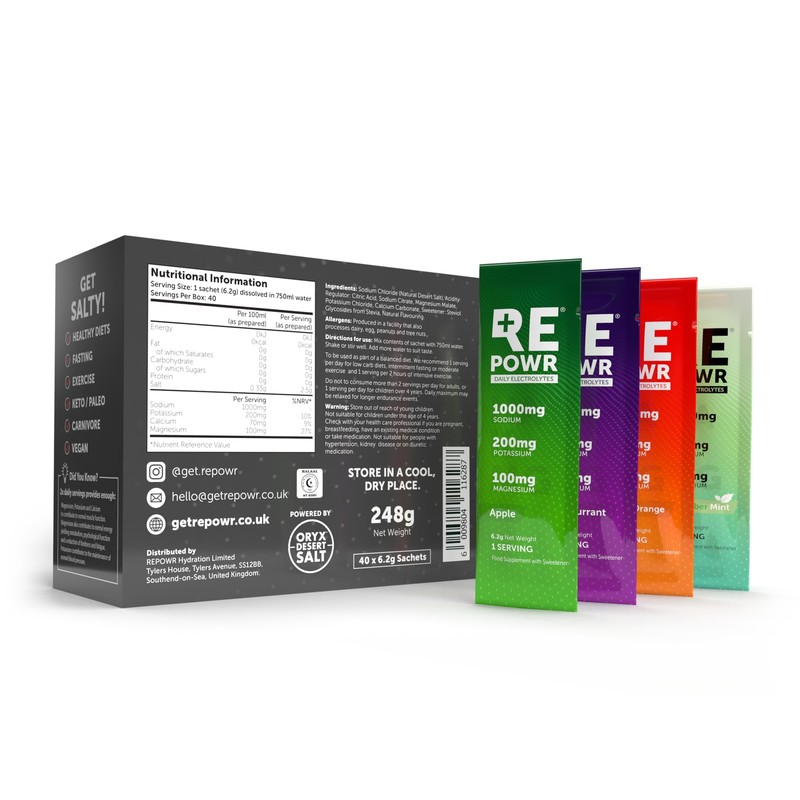 REPOWR - Electrolytes Made with Oryx Desert Salt | No