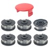 COEWUR Replacement Thread Spool with Trimmer Cover Grass Trimmer Thread