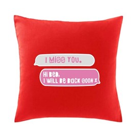 Hippowarehouse Hi Bed, I will be back soon x Printed bedroom accessory cushion cover case 41x41cm