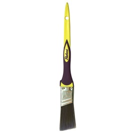 Richard 80839 Angled Paint Brush, 1 in, Polyester SRT, Stainless Steel, Ergonomic, Soft Grip, 1"