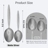 Bonigour Chef Kunz Spoons, 18/10 Stainless Steel Professional Set for