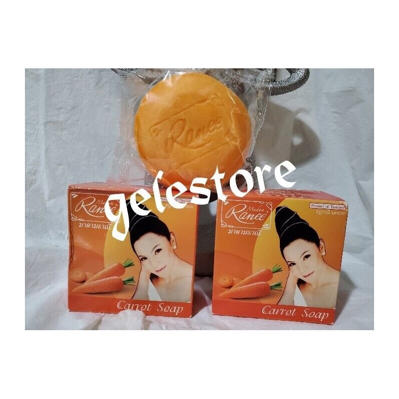 Original Madam RANEE Pure Carrot Whitening & Deodorant Soap. 160g