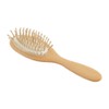 Small Wooden hairbrush with Rounded Maple Wood Pencils