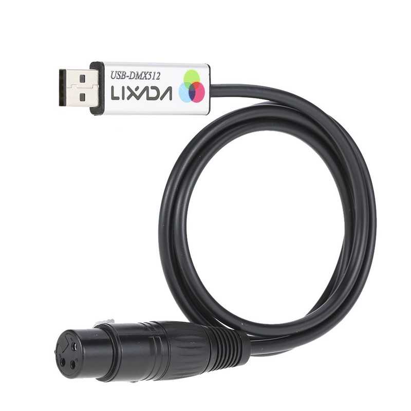 Sunydog USB to DMX Adapter,USB to DMX Interface Adapter LED