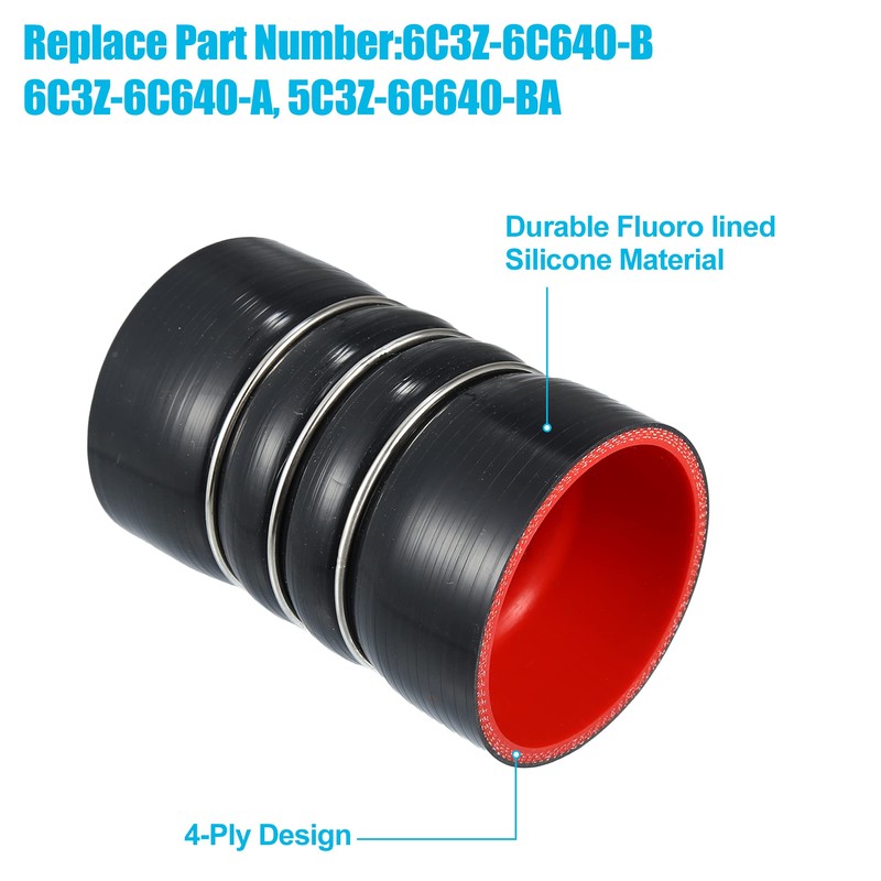 X AUTOHAUX 1 Set Intercooler Hose Clamps Kit for Ford