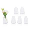 Pack of 6 Small Vases for Table Decoration (11 x