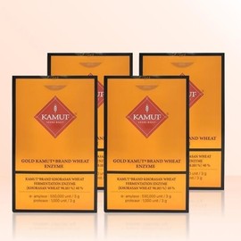 Grain On Gold Kamut Enzyme 3g x 30 sachets x 4 iuy - Basic / 그레인온 골드 카무트 효소 3g x 30포 X 4개  iuy - 기본
