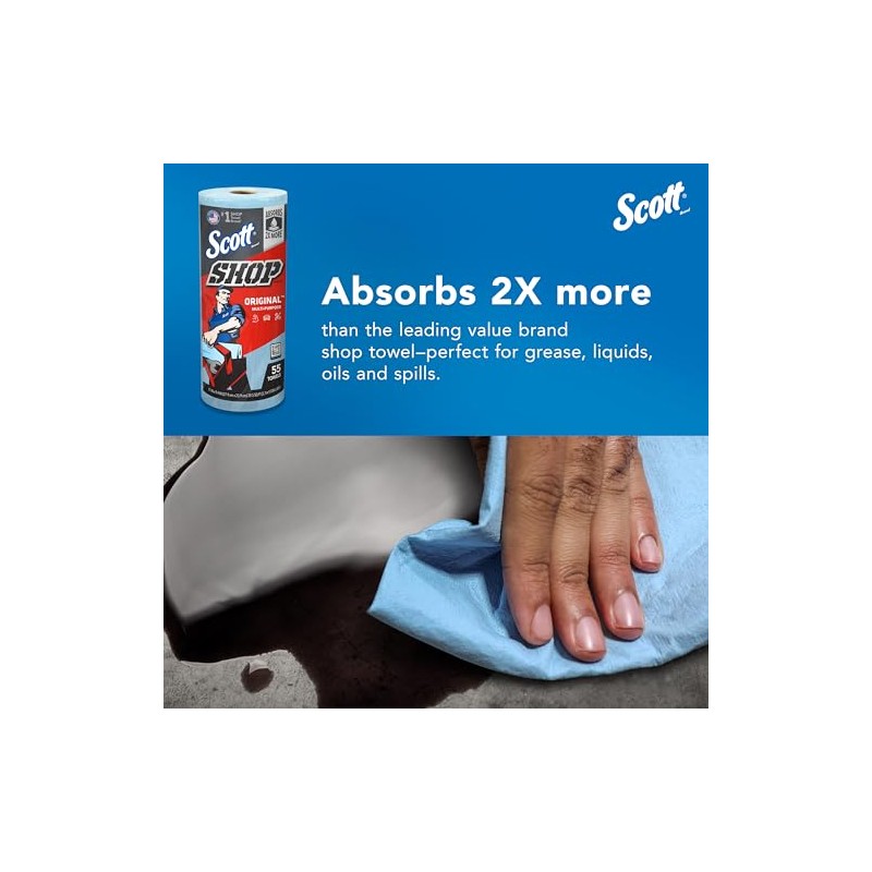 Scott 75130 - Pack de 55 toallas multiuso