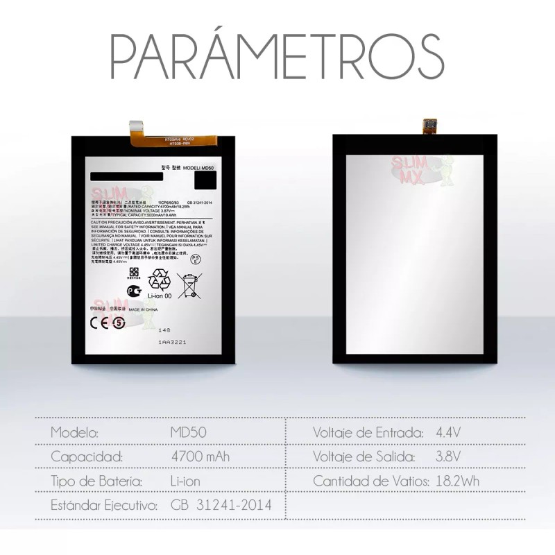 Slim Company Bateria Pila Para Moto G Stylus 5g 2021