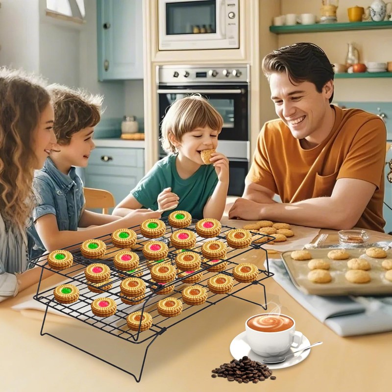 ShellKingdom Cooling Racks, Stainless Steel Non-Stick Baking Racks And Oven