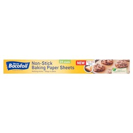 Bacofoil® Non-Stick Non-Slip Baking Paper Sheets 24 Sheets